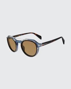 rag & bone Raine Havana Blue Fashion