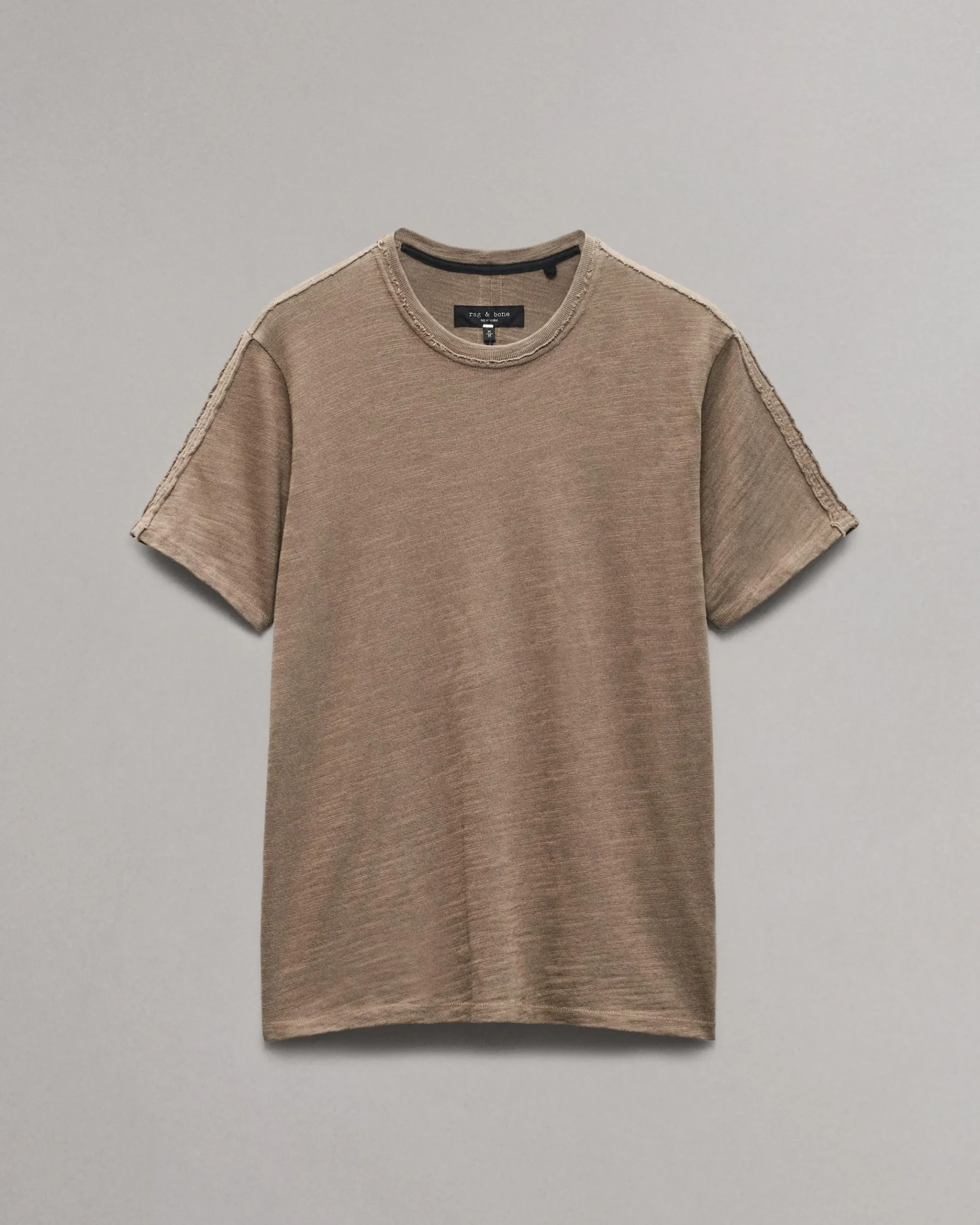 rag & bone Raw-Edge Flame Tee Brown Online