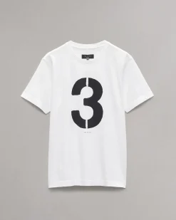 rag & bone rb Number 3 T-Shirt Washed White Cheap