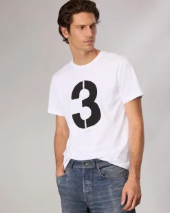rag & bone rb Number 3 T-Shirt Washed White Cheap
