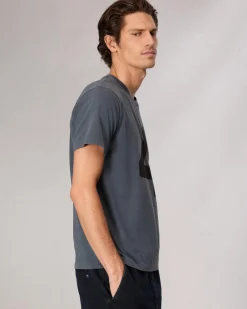 rag & bone rb Number 4 T-Shirt Washed Navy Store