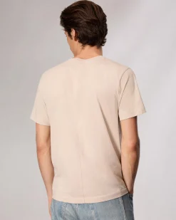 rag & bone rb Number 8 T-Shirt Washed Light Tan Best Sale