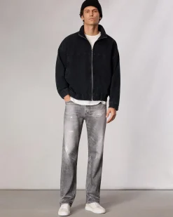 rag & bone rbMIRAMAR Fleece Fit 4 Pant Greyscale Clearance