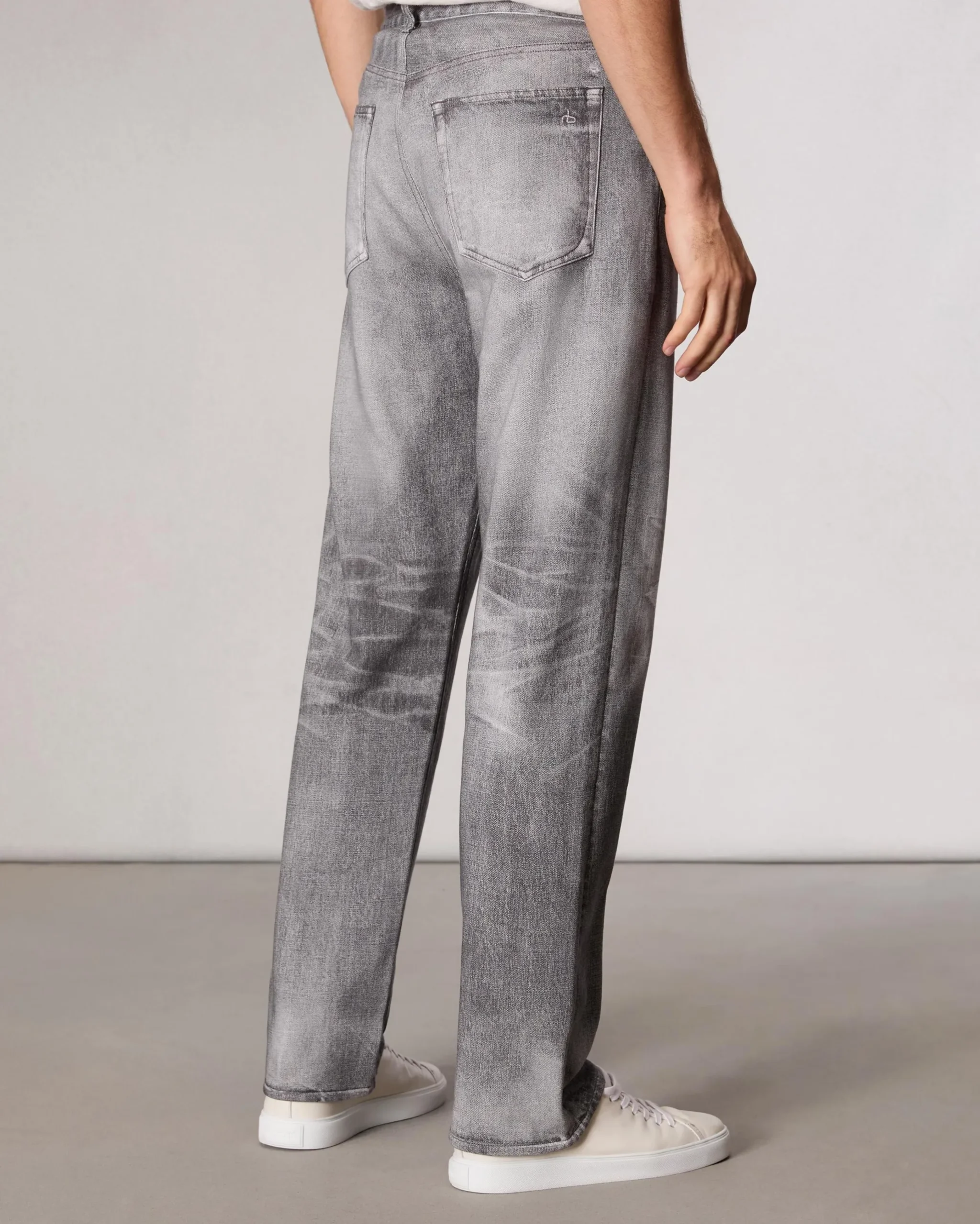 rag & bone rbMIRAMAR Fleece Fit 4 Pant Greyscale Clearance