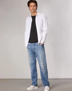 rag & bone rbMIRAMAR Fleece Fit 4 Pant Greenwood Hot