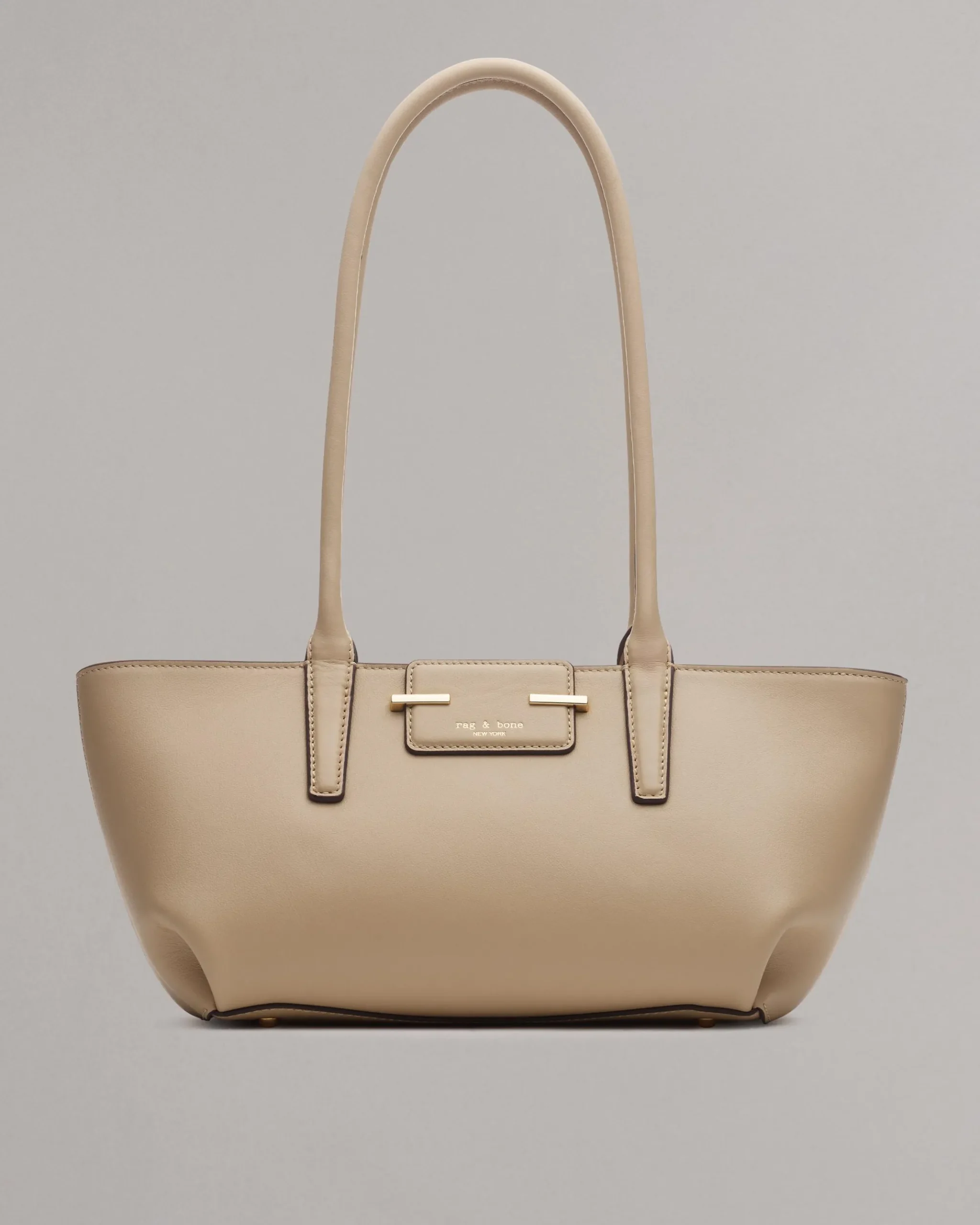 rag & bone Realm Italian Leather Satchel Greige Cheap