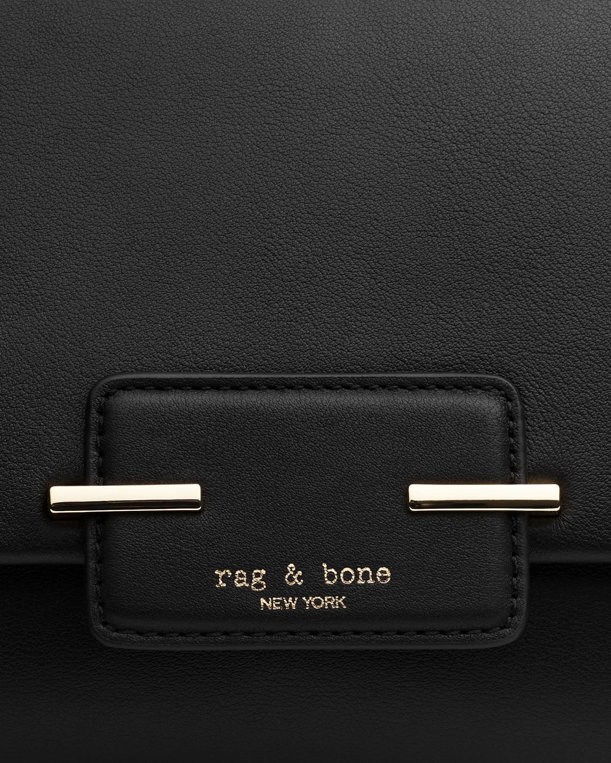 rag & bone Realm Italian Leather Top Handle Bag Black Cheap