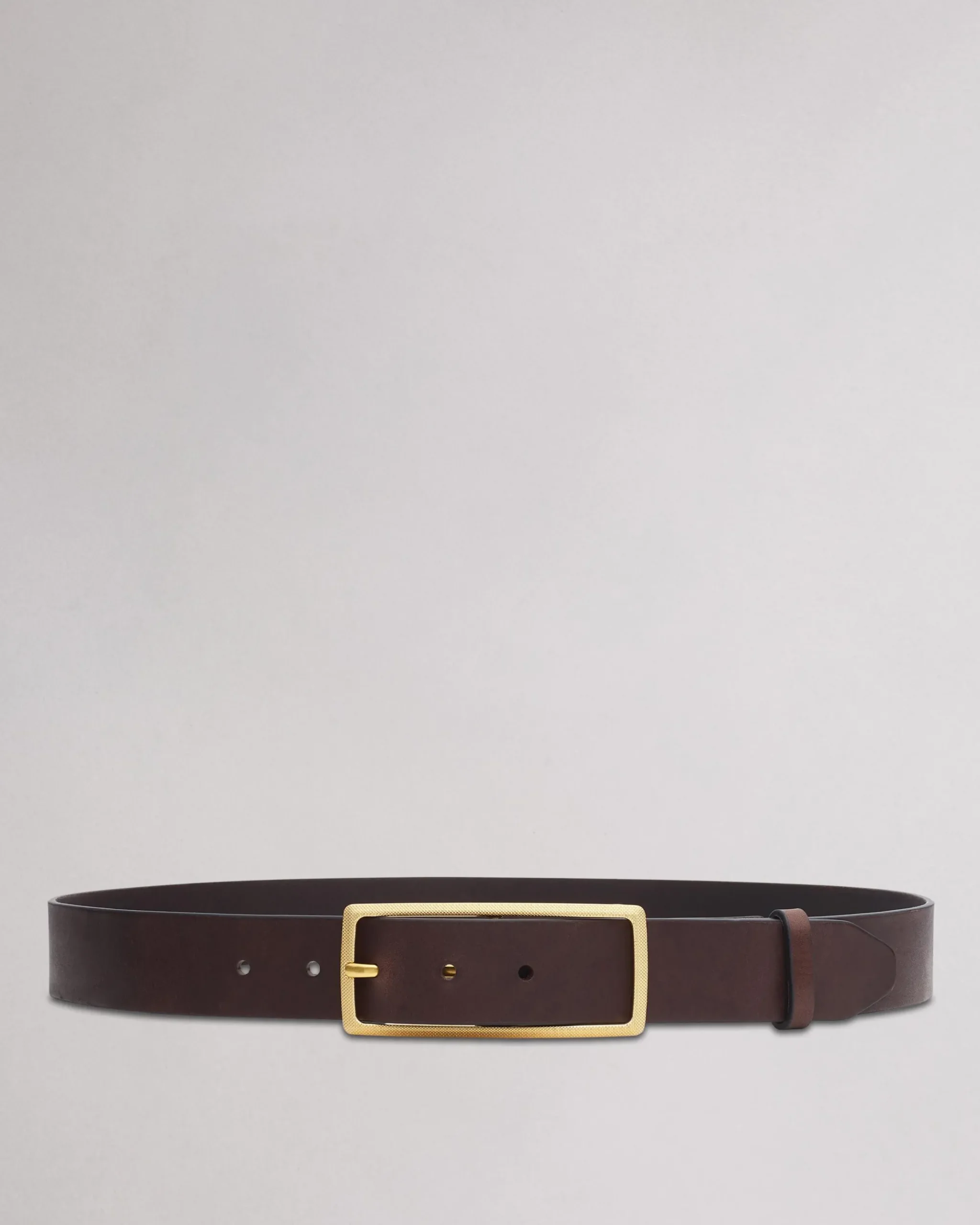rag & bone Rebound Leather Belt Dark Espresso Discount