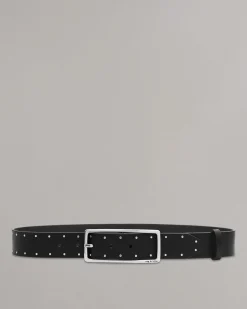rag & bone Rebound Leather Belt Black Best Sale