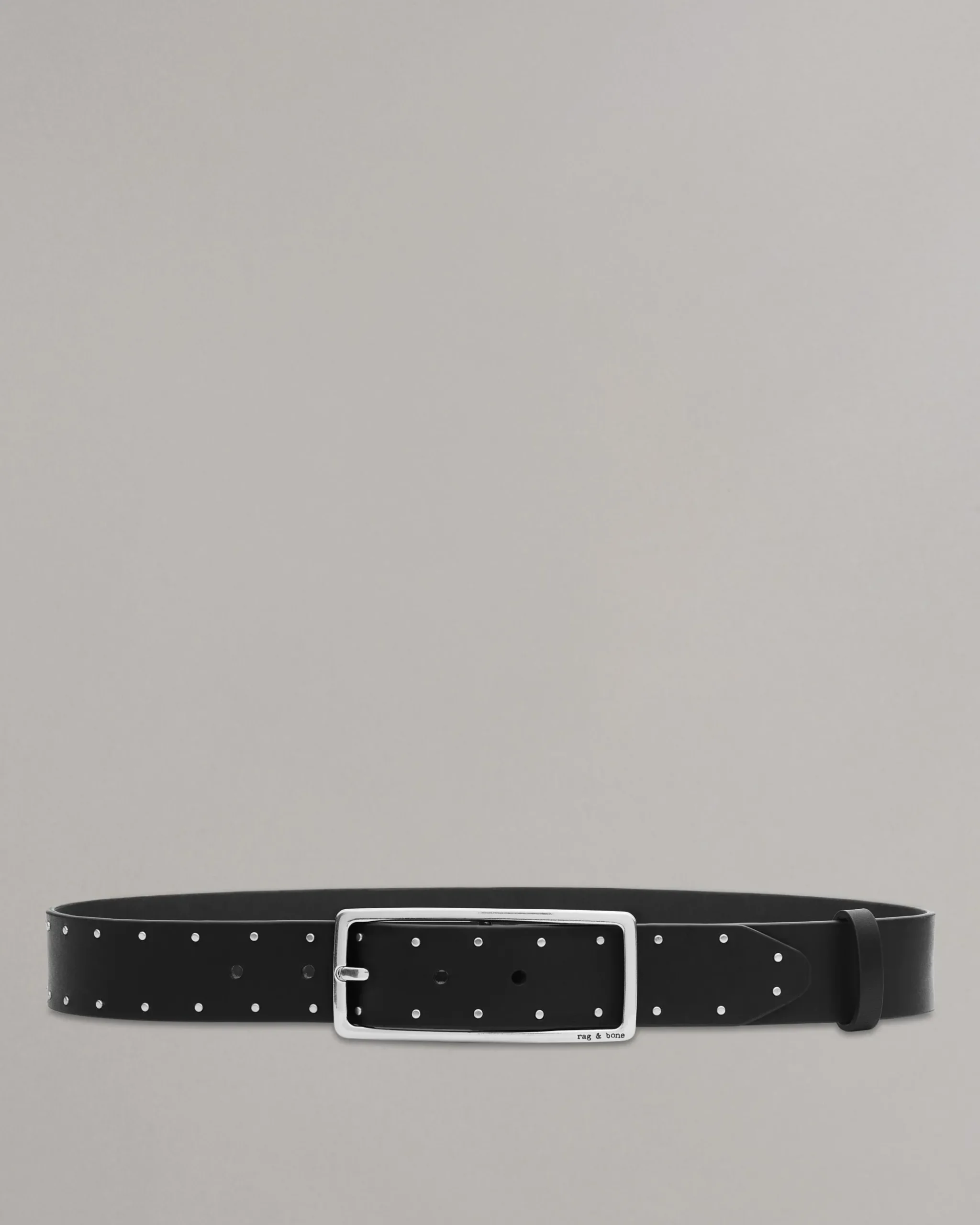 rag & bone Rebound Leather Belt Black Best Sale