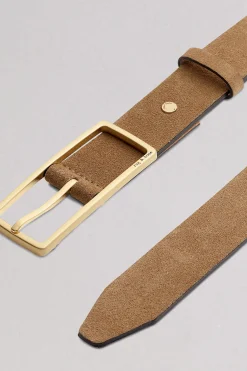 rag & bone Rebound Suede Belt Camel Cheap