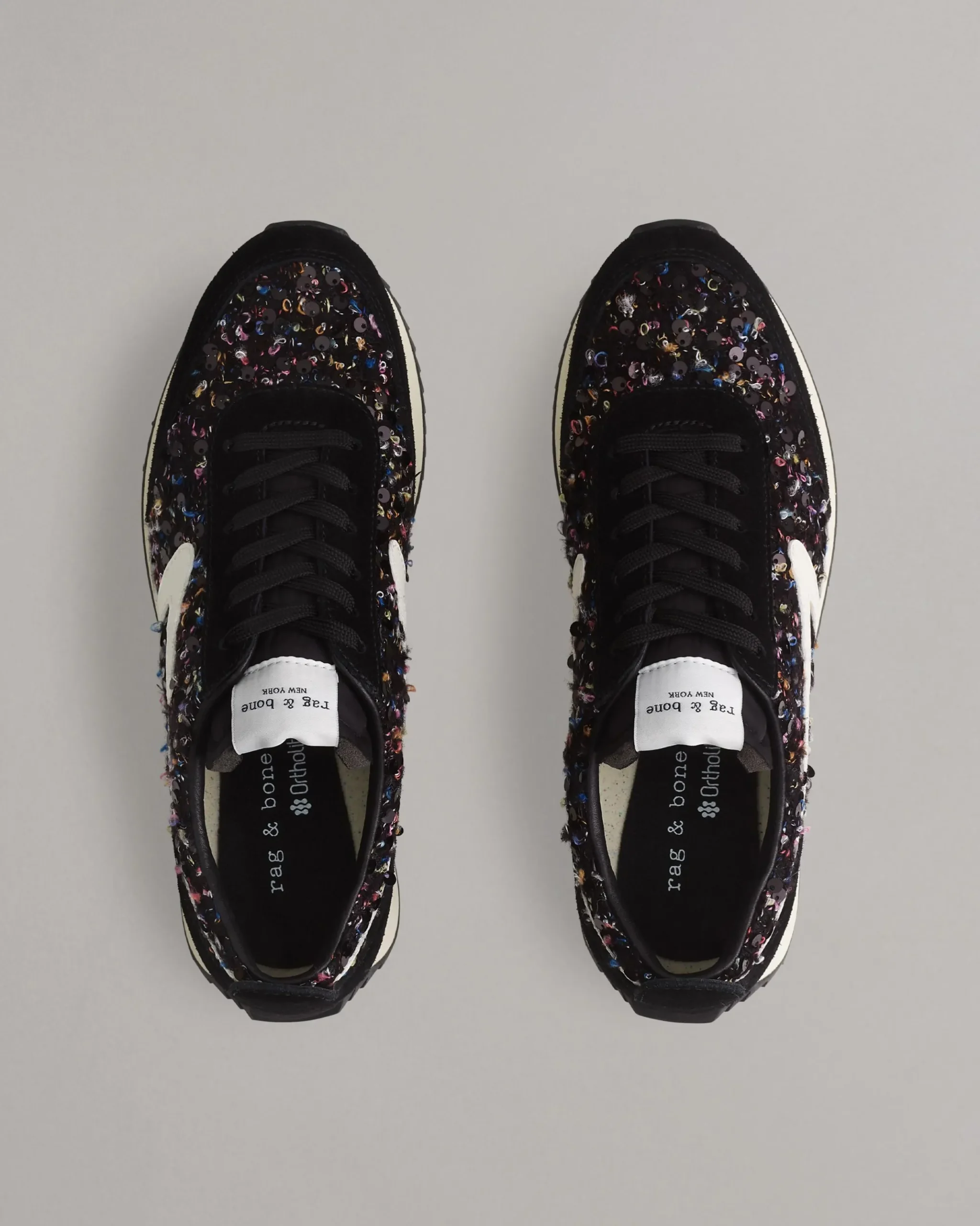rag & bone Retro Runner Sneaker Black Multi Clearance