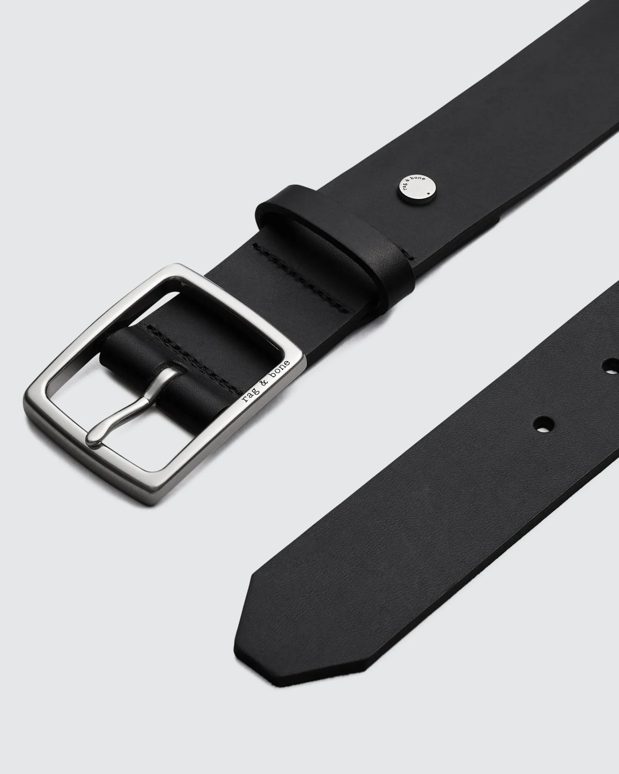 rag & bone Rugged Belt Black Discount