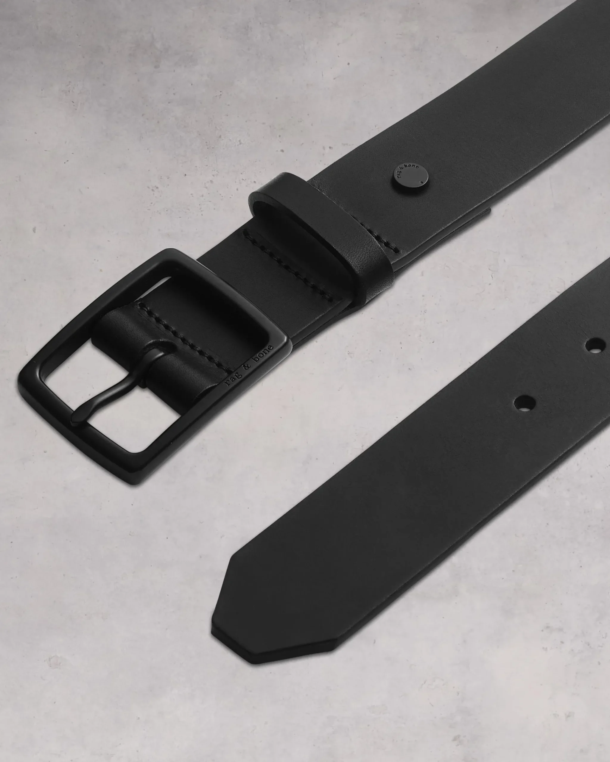 rag & bone Rugged Belt Black Cheap