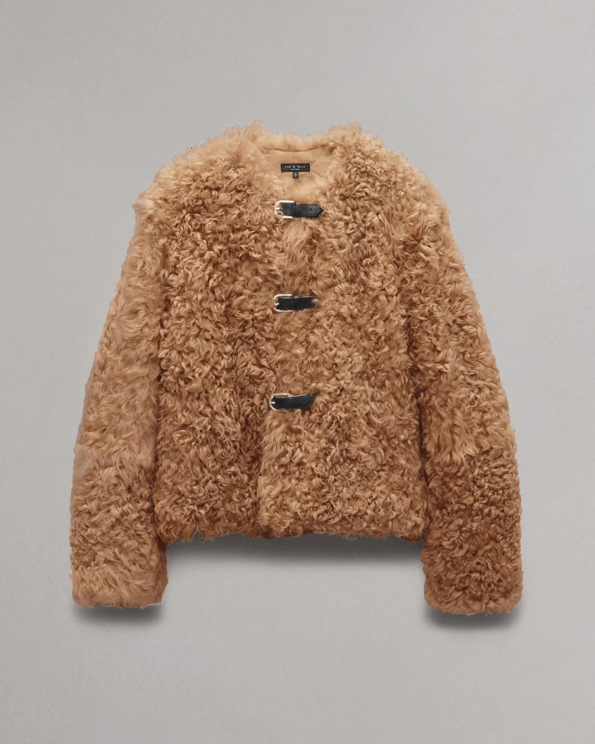 rag & bone Sabrina Shearling Jacket Light Brown Best Sale