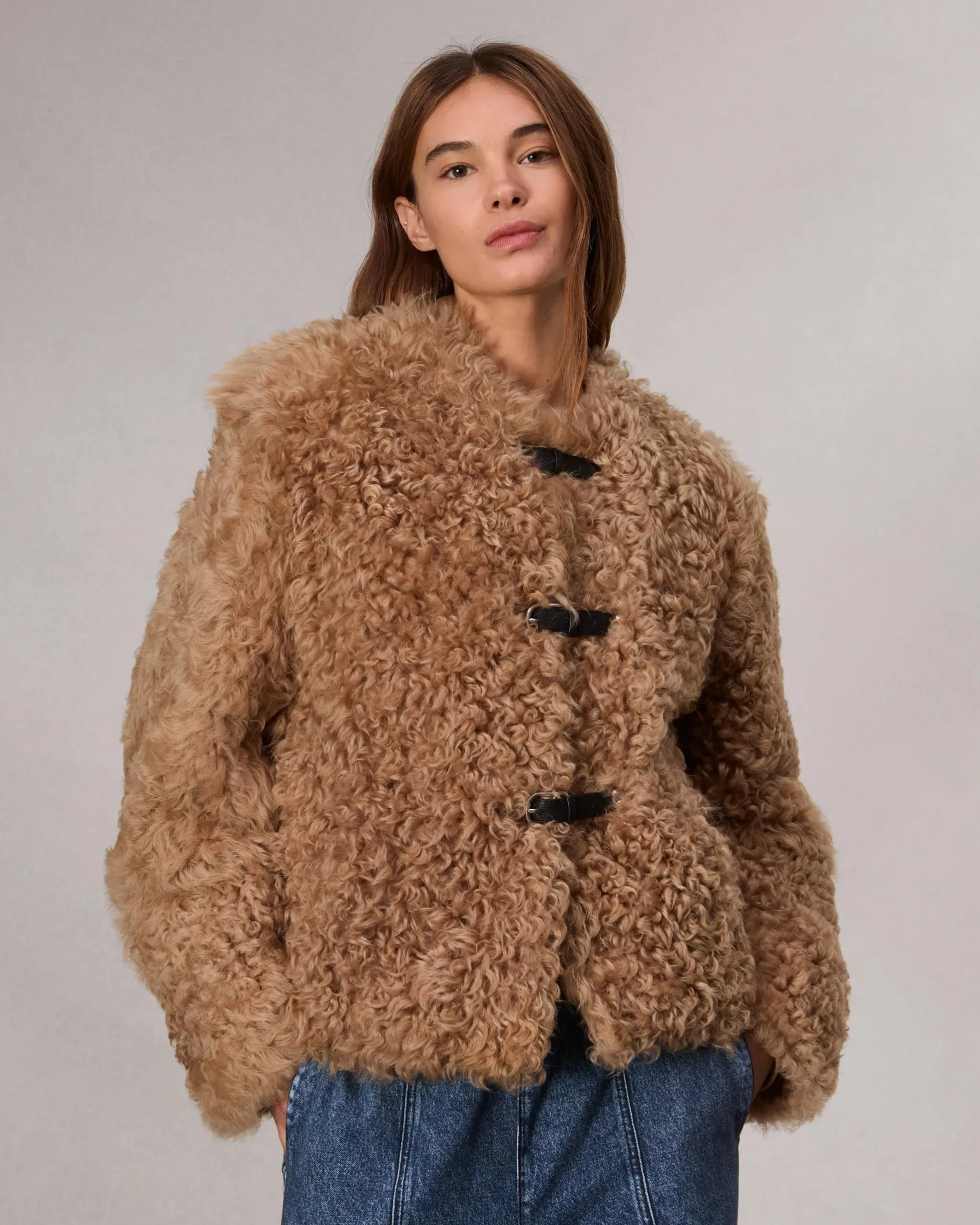rag & bone Sabrina Shearling Jacket Light Brown Best Sale