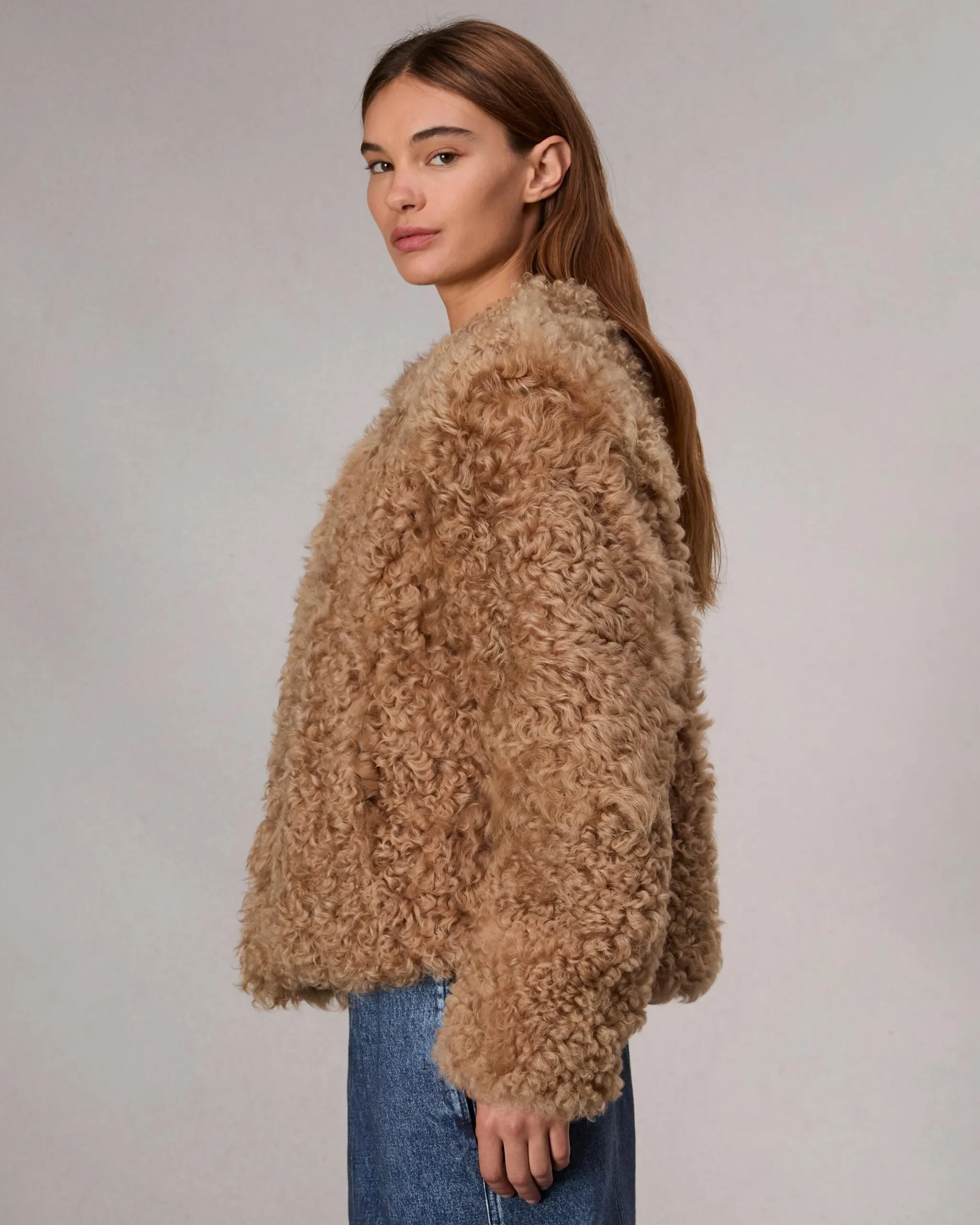 rag & bone Sabrina Shearling Jacket Light Brown Best Sale
