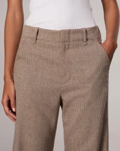 rag & bone Shea Full-Length Plaid Pant Camel Plaid Best