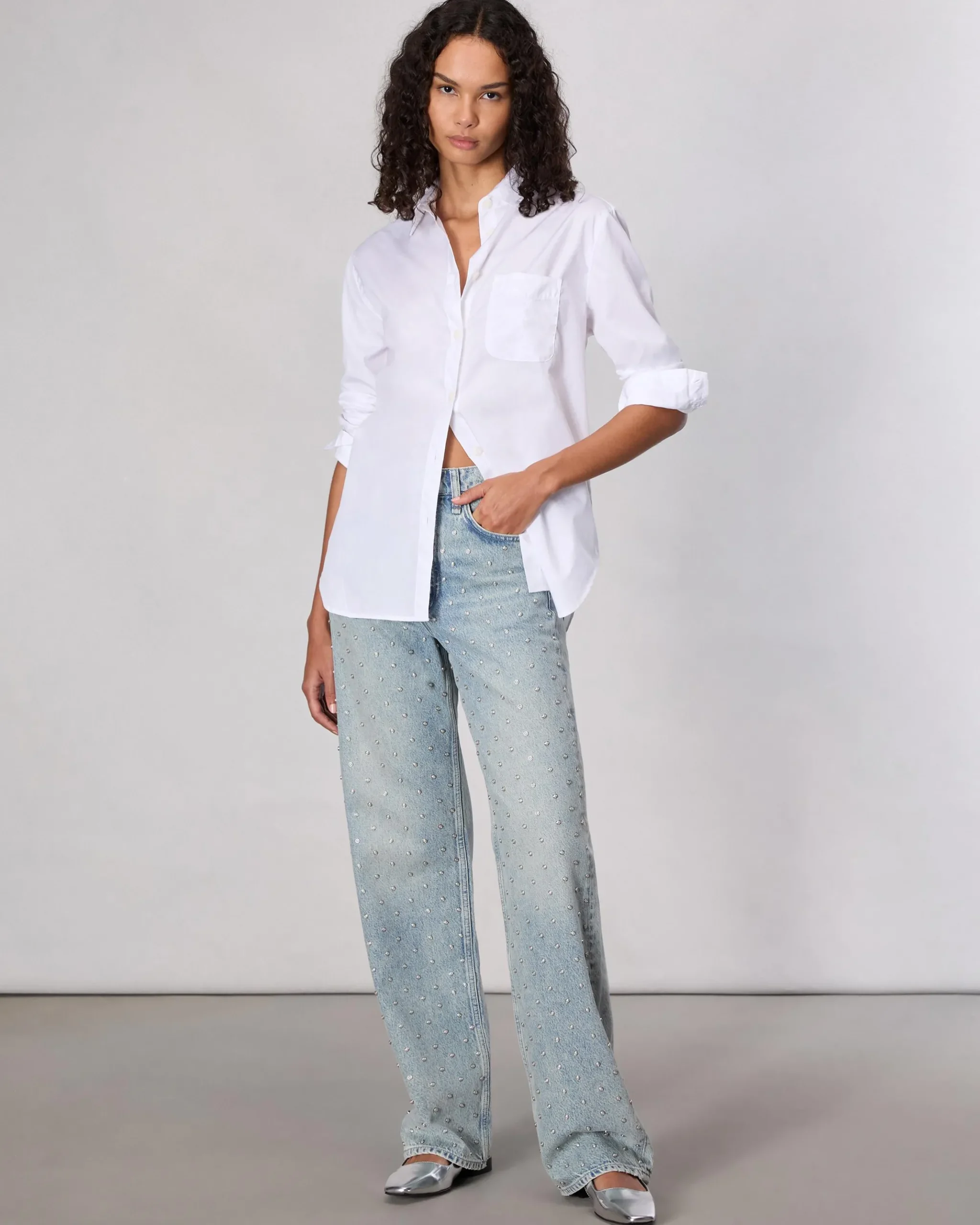 rag & bone Shea Relaxed Straight Jean Desiree Pearl (not available) Fashion
