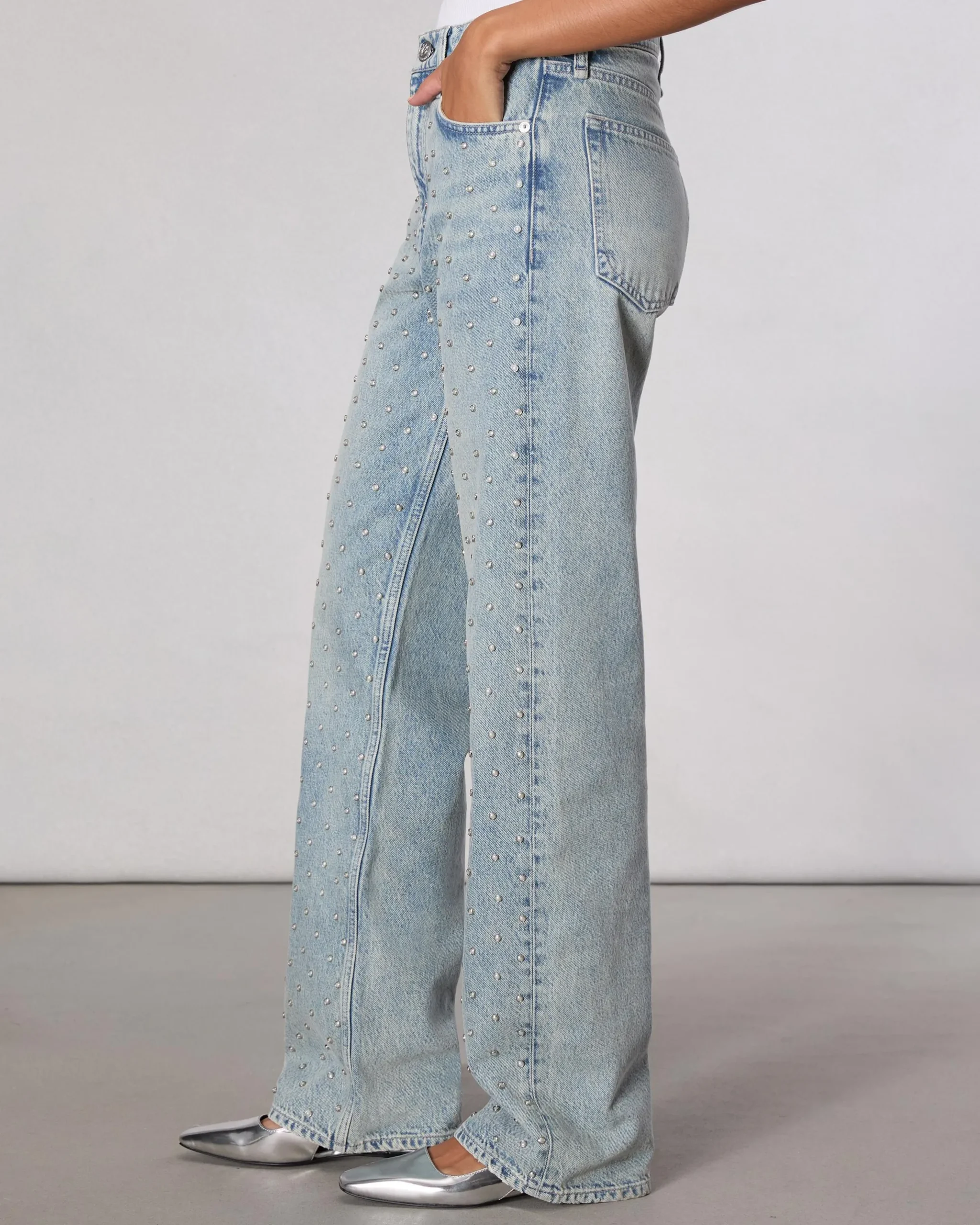 rag & bone Shea Relaxed Straight Jean Desiree Pearl (not available) Fashion