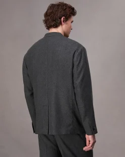 rag & bone Shift Flannel Blazer Heather Grey Best Sale