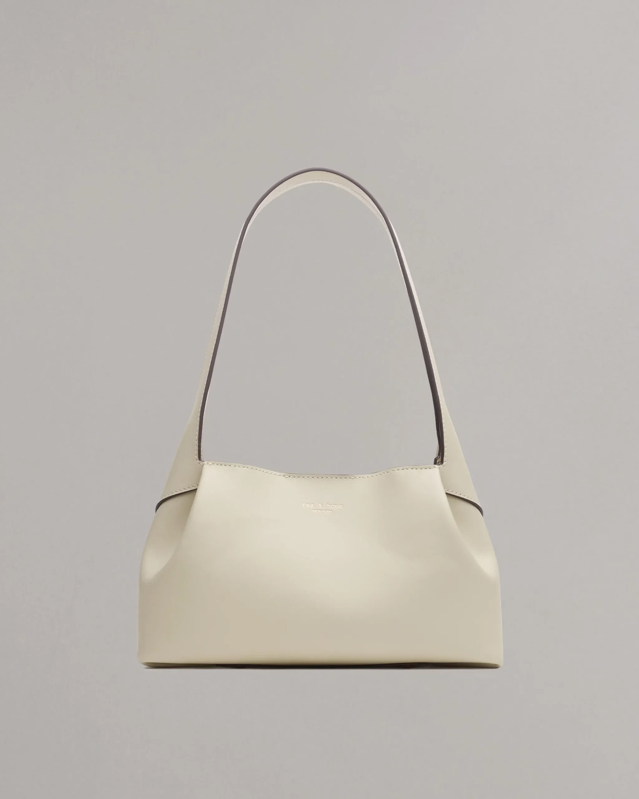 rag & bone Slade Italian Calf Leather Shoulder Bag Antique White Best