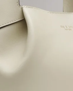 rag & bone Slade Italian Calf Leather Shoulder Bag Antique White Best