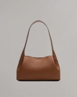 rag & bone Slade Italian Calf Leather Shoulder Bag Cognac Online