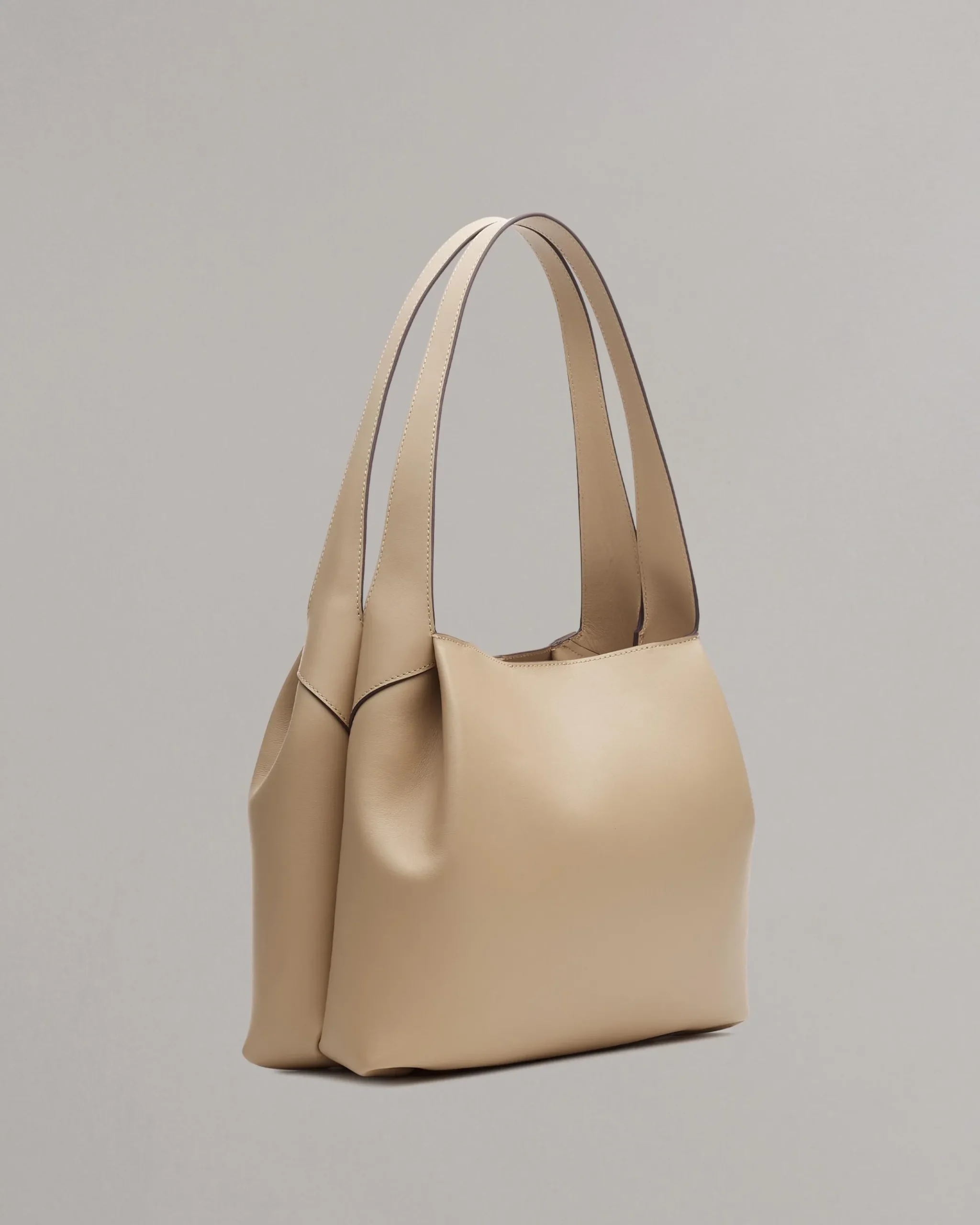 rag & bone Slade Italian Calf Leather Tote Bag Greige Best Sale
