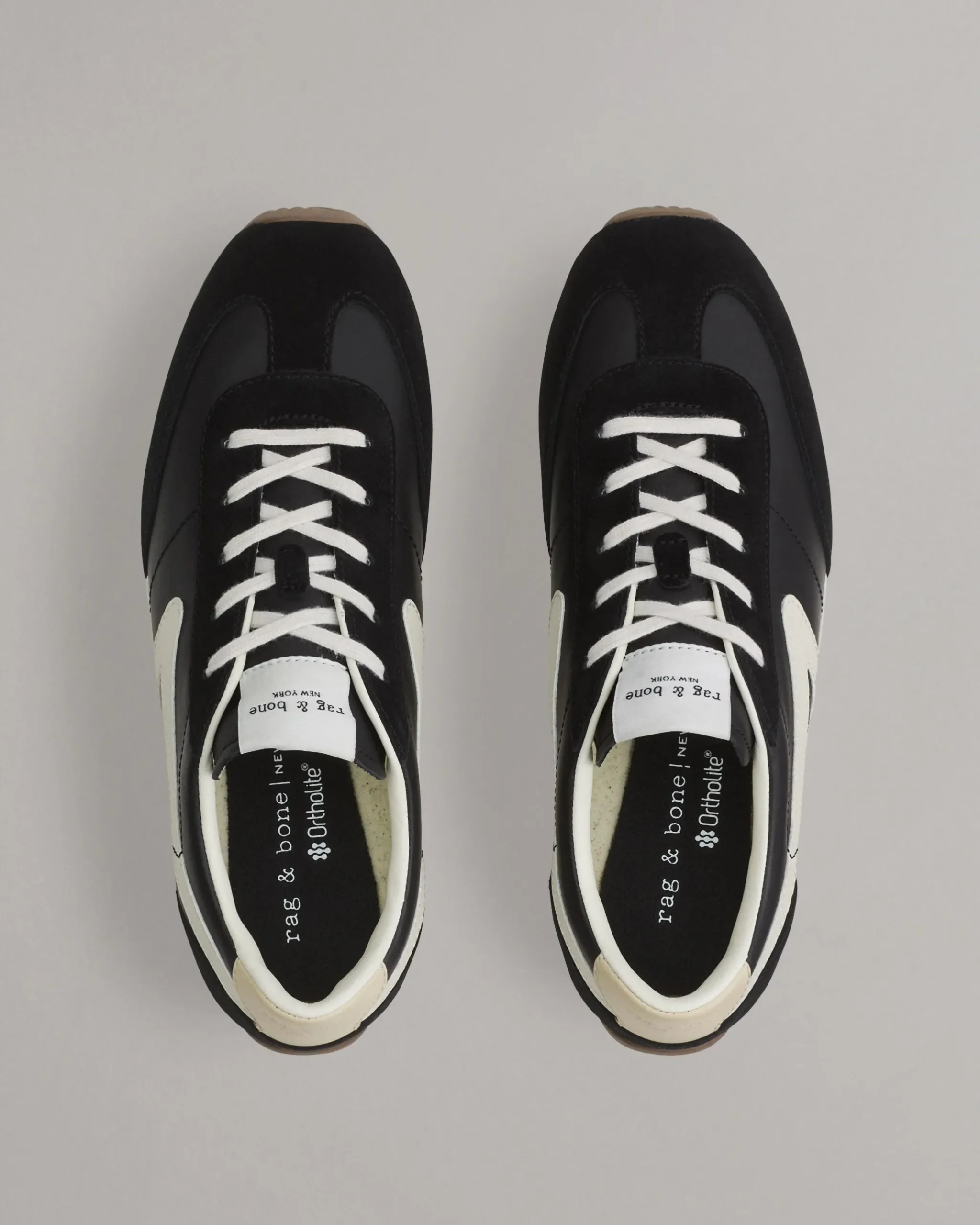 rag & bone Slim Retro Runner Sneaker Black Hot