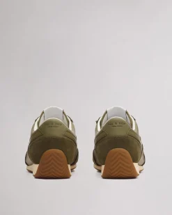 rag & bone Slim Retro Runner Sneaker Martini Olive Store