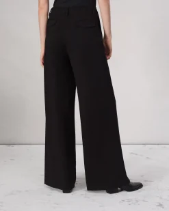 rag & bone Sofie Ponte Full-Length Pant Black Hot