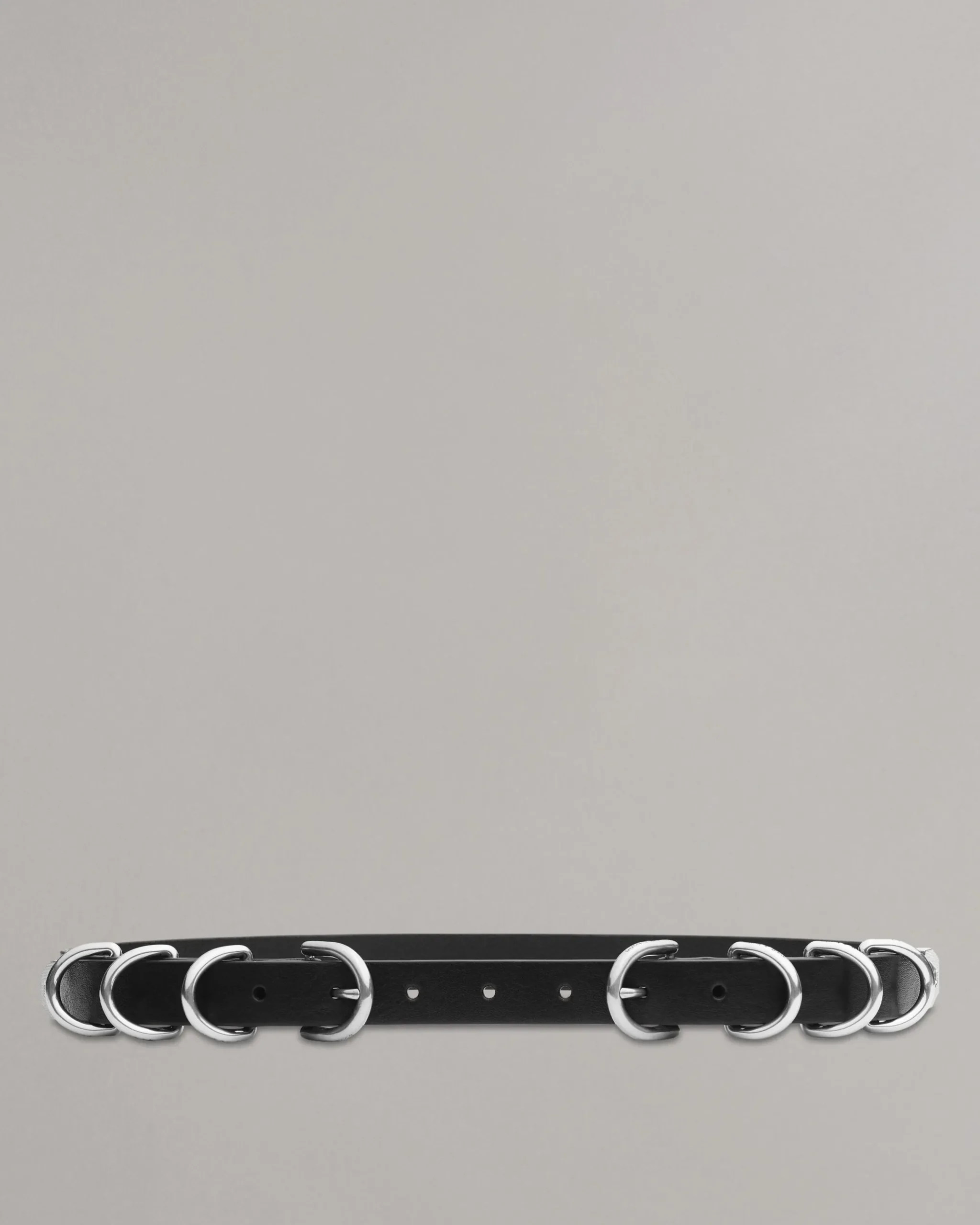 rag & bone Spire Double Buckle Belt Black Outlet