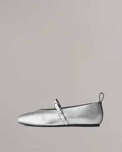 rag & bone Spire Mary Jane Shoes Silver Discount