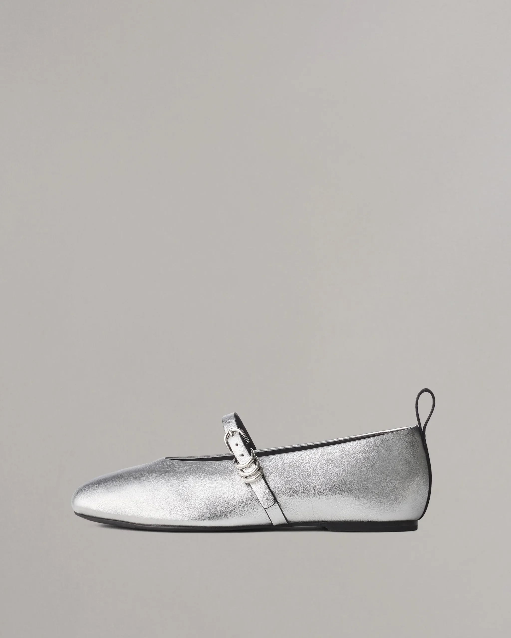 rag & bone Spire Mary Jane Shoes Silver Discount