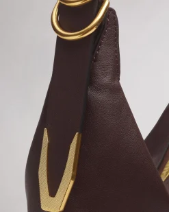 rag & bone Spire Mini Leather Hobo Dark Espresso Flash Sale