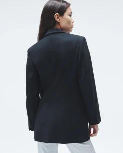 rag & bone Suzanne Viscose Blazer Black Flash Sale