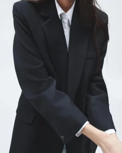 rag & bone Suzanne Viscose Blazer Black Flash Sale
