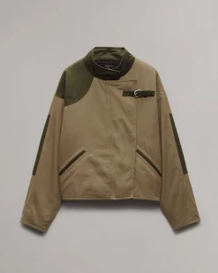 rag & bone Tatum Cotton Jacket Army Sale