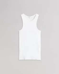 rag & bone The Essential Rib Tank White Cheap