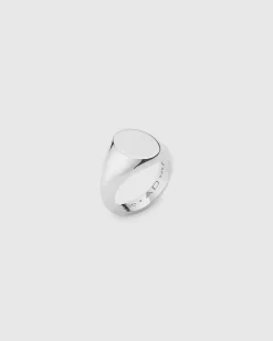 rag & bone The Oval Signet Ring Sterling Silver Online