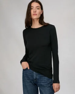 rag & bone The Slub Long Sleeve Black Fashion