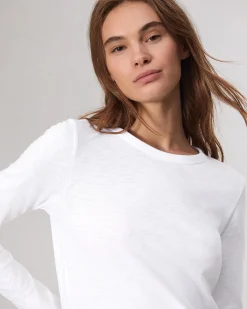rag & bone The Slub Long Sleeve Bright White Cheap