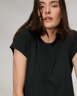 rag & bone The Slub Tee Black Hot