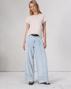 rag & bone The Slub Tee Warm Gry Best