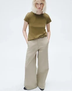 rag & bone The Slub Tee Military Olive Fashion