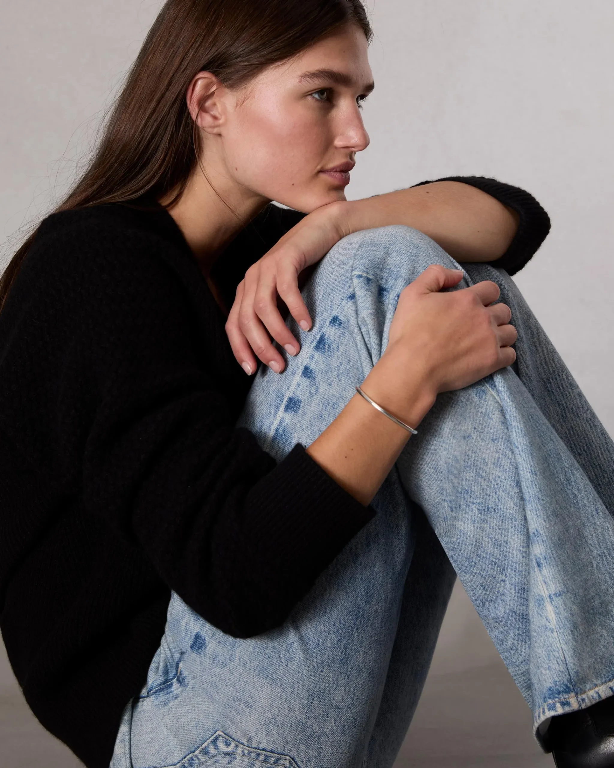 rag & bone The Tube Dot Cuff Sterling Silver Flash Sale
