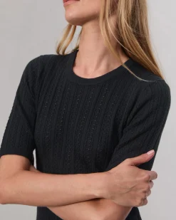 rag & bone Tina Washable Wool Crew Black Shop