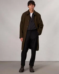 rag & bone Tomlin Pima Cotton Shirt Black Sale