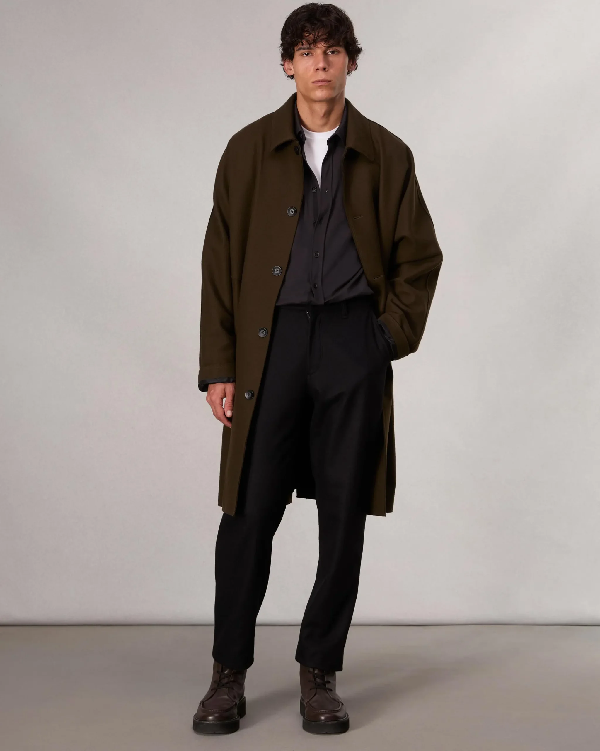 rag & bone Tomlin Pima Cotton Shirt Black Sale
